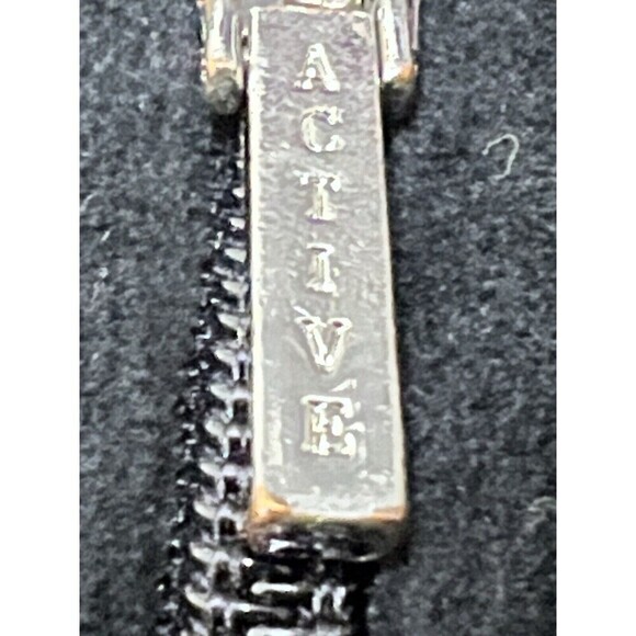 Lauren Ralph Lauren Active Black Velour Jacket Y2k Full Zip Crest Logo Women M - Picture 6 of 10